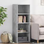 vidaXL buffetkast 45x41x124 cm bewerkt hout betongrijs, Huis en Inrichting, Kasten | Buffetkasten, Minder dan 50 cm, Verzenden