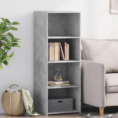 vidaXL buffetkast 45x41x124 cm bewerkt hout betongrijs, Huis en Inrichting, Kasten | Buffetkasten, 25 tot 50 cm, Nieuw, Overige houtsoorten