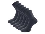 6 paar Badstof Quarter Sneakersokken - SQOTTON® - Grijs, Kleding | Heren, Verzenden, Nieuw