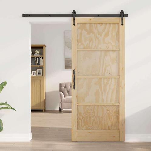 vidaXL Interne Deur ORKDAL86x198,5x4 cm Massief Vurenhout, Doe-het-zelf en Verbouw, Deuren en Horren, Nieuw, Verzenden