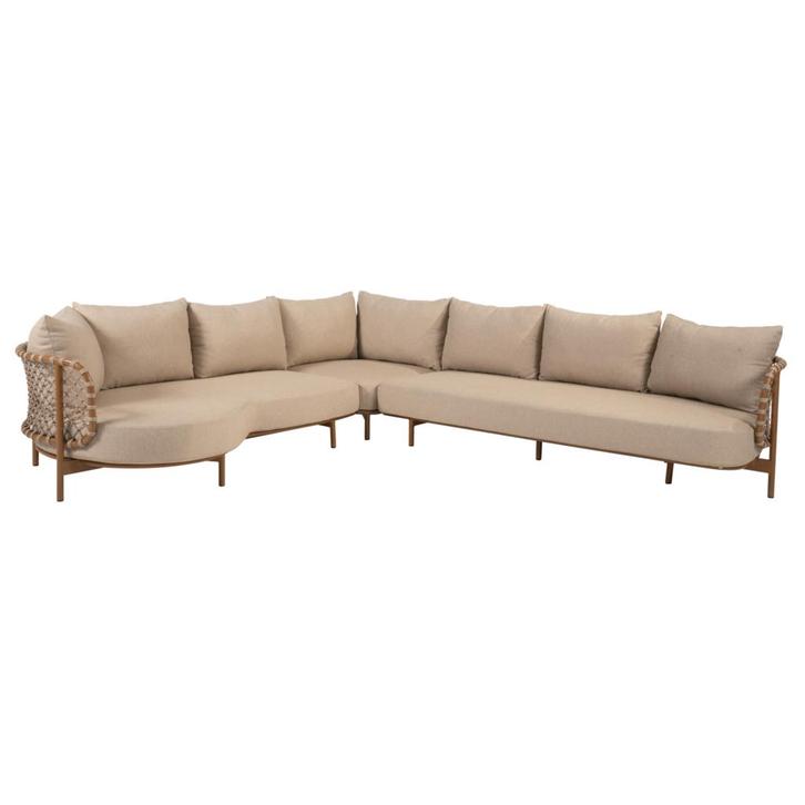 Martinique modulaire hoek loungeset 2 delig amber 4 Seasons, Tuin en Terras, Tuinsets en Loungesets, Nieuw, Ophalen of Verzenden