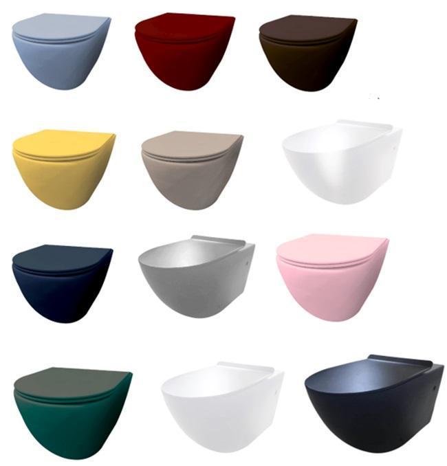 Toiletpotten, wc-pot, wandcloset: allerlei kleuren en maten, Doe-het-zelf en Verbouw, Sanitair, Toilet, Nieuw, Steen, Verzenden