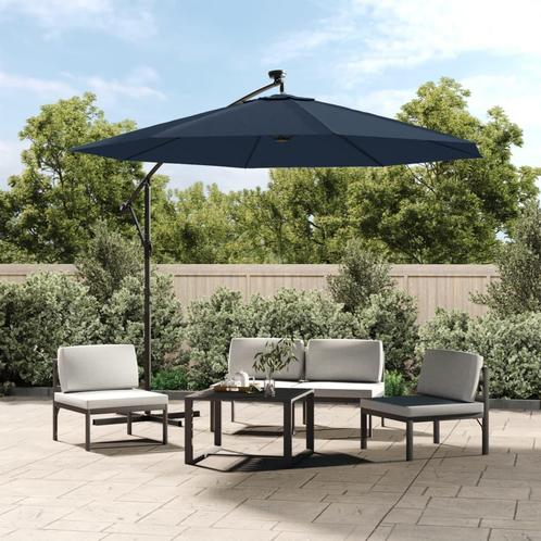 vidaXL Vervangingsdoek voor zweefparasol 350 cm blauw, Tuin en Terras, Partytenten, Nieuw, Verzenden