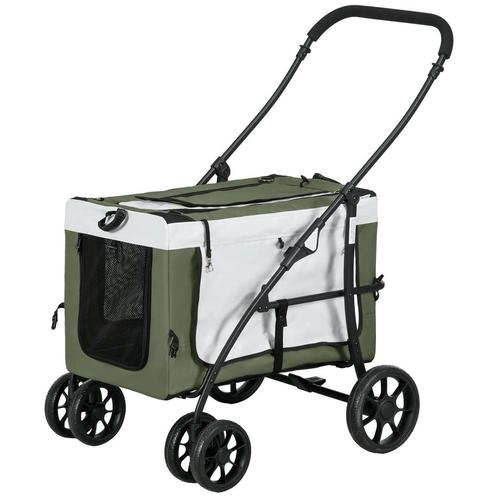 TRUUSK 2 In 1 Hondenwagen Hondenbuggy Opvouwbaar Voor Honden, Dieren en Toebehoren, Honden-accessoires, Nieuw, Verzenden