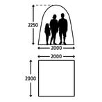 Inflatable shelter - KAMPA - AIR Shelter 200 - 2 x 2 m -..., Tuin en Terras, Verzenden, Nieuw
