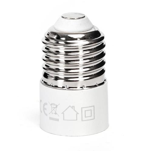 Verloopfitting E27 naar E14 - Wit, Doe-het-zelf en Verbouw, Elektra en Kabels, Ophalen of Verzenden