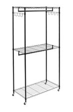 Dubbel Kledingrek op Wielen – 2-Laags Garderoberek, Kleding | Dames, Kledingrekken, Verzenden, Nieuw