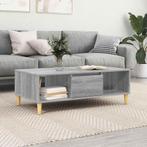 vidaXL Salontafel Grijs sonoma 103.5 x 60 x 35 cm Bewerkt, Huis en Inrichting, Tafels | Salontafels, Verzenden, Nieuw, Overige houtsoorten