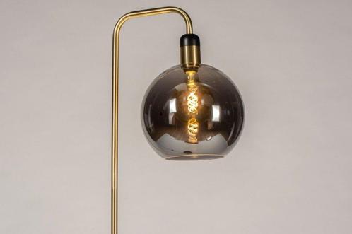 Rietveld Vloerlampen - Grijs, Goud - Glas, Huis en Inrichting, Lampen | Vloerlampen, Verzenden