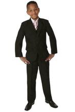 Communie pak/gala pak zwart/bruidsjongen maat 122 NIEUW, Kinderen en Baby's, Kinderkleding | Maat 122, Verzenden, Nieuw, Jongen