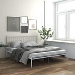 vidaXL Bedframe metaal wit 180x200 cm, Huis en Inrichting, Slaapkamer | Bedden, Eenpersoons, Verzenden, Wit, Nieuw