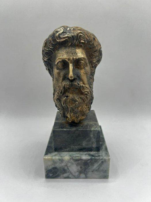 sculptuur, Marco Aurelio - 16 cm - Brons, Antiek en Kunst, Curiosa en Brocante