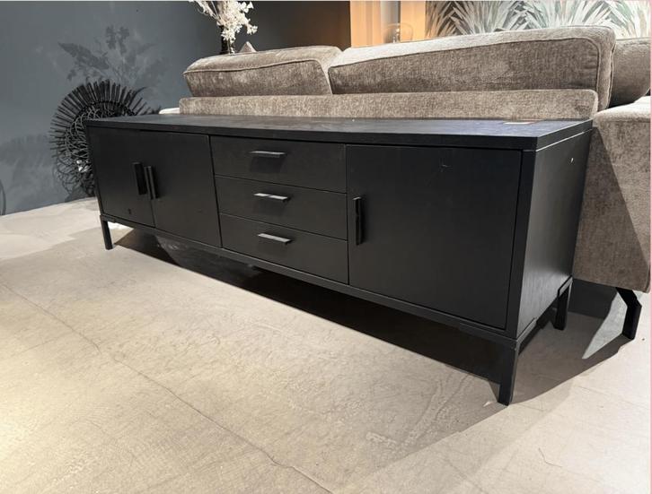 TV meubel Elance - black **SHOWROOMMODEL**, Huis en Inrichting, Kasten | Dressoirs, Nieuw