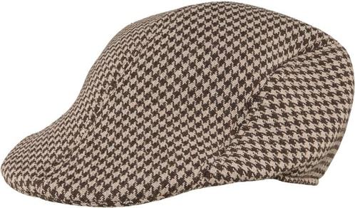 Roaring Twenties Platte Pet Beige Geruit, Hobby en Vrije tijd, Feestartikelen, Nieuw, Ophalen of Verzenden