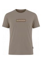 Napapijri T-shirt in maat L Beige, Kleding | Dames, Napapijri, Verzenden, Zo goed als nieuw, Beige