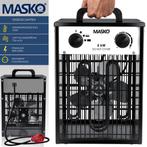 MASKO® Bouwkachel 5kW - Ventilatorkachel voor Binnen- en Bui, Verzenden, Nieuw