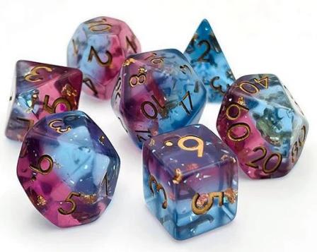 RPG Dice Set - Mermaid Blood | Foam Brain Games -, Hobby en Vrije tijd, Gezelschapsspellen | Bordspellen, Nieuw, Verzenden