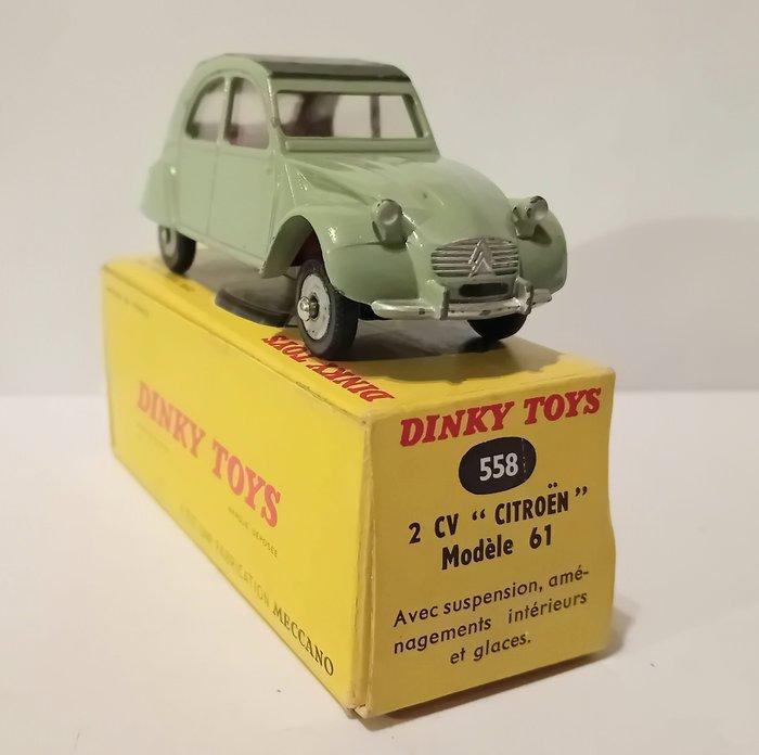 Dinky Toys 1:43 - Modelauto - Dinky Toys 558 2 CV Citroën,, Hobby en Vrije tijd, Modelauto's | 1:5 tot 1:12