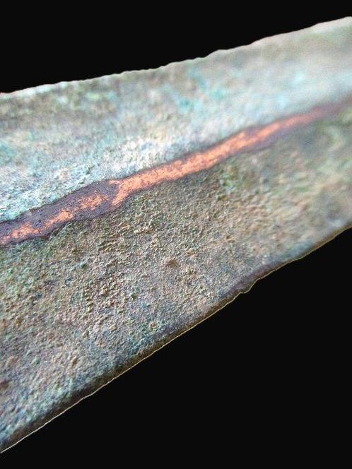 West-Aziatisch Brons Bronzen dolk - 210 mm (Zonder, Antiek en Kunst, Antiek | Overige Antiek