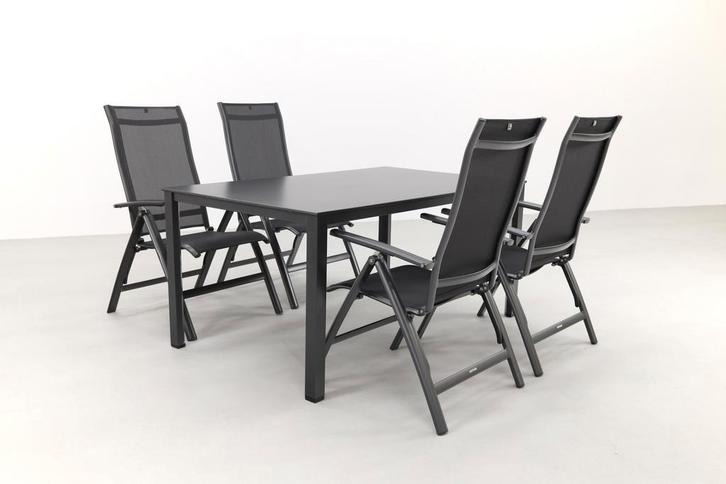 Kettler Legato Curve/Cubic 4-persoons verstelbare tuinset, Tuin en Terras, Tuinsets en Loungesets, Tuinset, Nieuw, Overige materialen