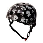 Kiddimoto Kinder Fietshelm Skullz Medium (53 - 58 cm), Verzenden, Nieuw
