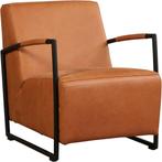 Leren industriële fauteuil Creative - Rancho Leer Cognac -, Nieuw, Ophalen of Verzenden, 50 tot 75 cm, Industrieel, Modern