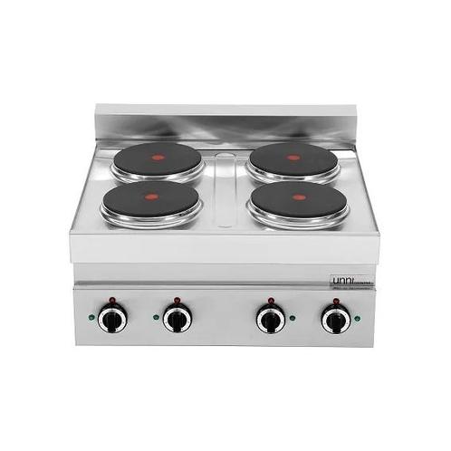 Unni-cooking | Fornuis | Tafelmodel | Elektrisch | 4, Zakelijke goederen, Horeca | Keukenapparatuur, Nieuw in verpakking, Ophalen of Verzenden