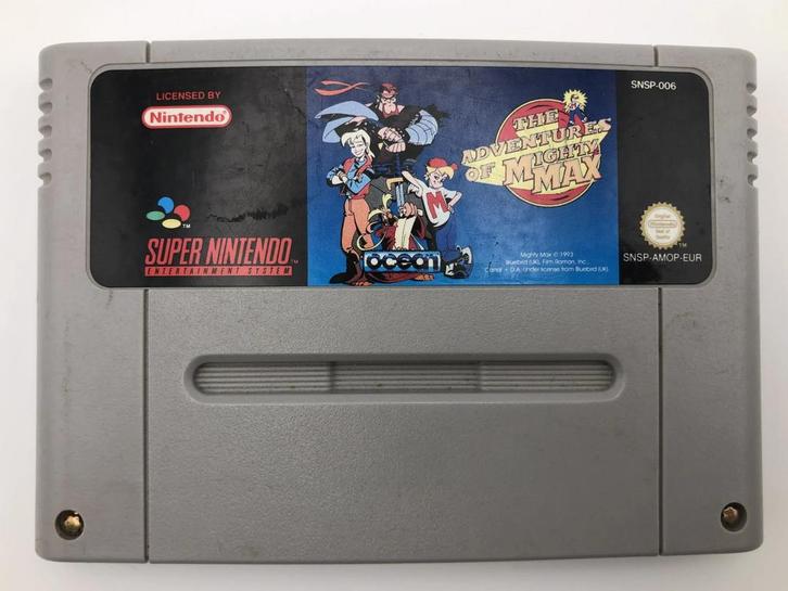 The Adventures of Mighty Max - Super Nintendo SNES, Spelcomputers en Games, Games | Nintendo Super NES, Zo goed als nieuw, Ophalen of Verzenden