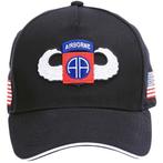 Baseballcap 82nd Airborne - Zwart NIEUW, Ophalen of Verzenden, Nieuw