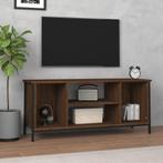 vidaXL Tv-meubel 102x35x45 cm bewerkt hout bruin eikenkleur, 100 tot 150 cm, Verzenden, Nieuw, Minder dan 100 cm