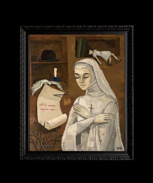 Soledad de Rojas (1933-2020) - Doña Inés, Antiek en Kunst, Kunst | Schilderijen | Klassiek