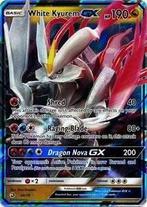 White Kyurem GX 48/70 Dragon Majesty, Ophalen of Verzenden, Nieuw, Losse kaart, Foil