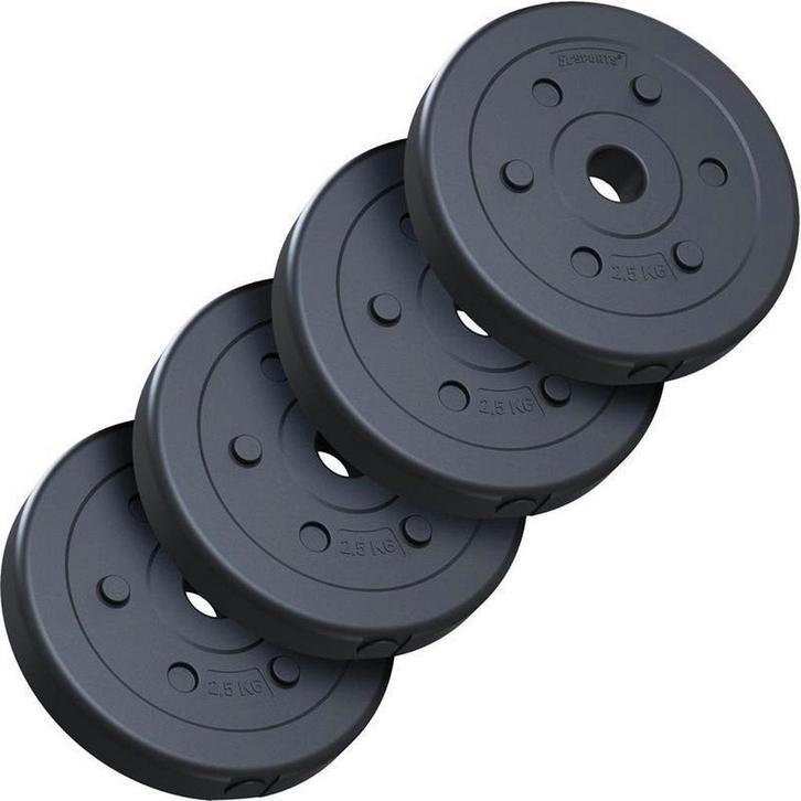 Halterschijven - Halter gewichten - 30 mm - 4x2.5 kg - ScSPO, Huis en Inrichting, Overige Huis en Inrichting, Nieuw, Verzenden