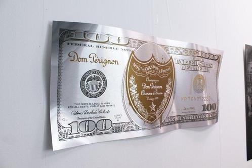 Suketchi - Dom Perignon Money Crumple, Antiek en Kunst, Kunst | Schilderijen | Modern