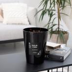 XL geurkaars in luxe houder - Zwart - 150 branduren |, Huis en Inrichting, Woonaccessoires | Kandelaars en Kaarsen, Verzenden