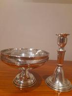 Kom (2) - Zilver - Set met alzatine en kaarsen