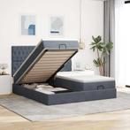 vidaXL Ottoman bed met matrassen 200x200cm fluweel, Huis en Inrichting, Slaapkamer | Bedden, Verzenden, Overige maten, 200 cm