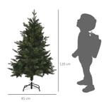 Kerstboom 1,2 M Kunstspar 657 Takken Metalen Voet PVC Groen, Diversen, Kerst, Verzenden, Nieuw
