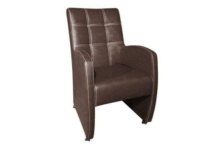 Eetkamerstoel Louise - eetkamerstoelen - Bruin, Huis en Inrichting, Stoelen, Bruin, Nieuw, Stof