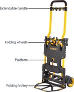Stanley 2-in-1 Steekwagen en Transportkar - SXWTD-FT585 -, Doe-het-zelf en Verbouw, Verzenden, Zo goed als nieuw