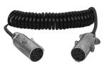Cojali 7 Pins Type-N (ISO 1185) Spiraalkabel Trailer, Auto diversen, Autogereedschap, Verzenden, Nieuw