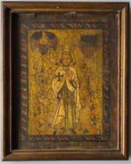German School (XIX-XX) - Pair of Medieval-Style Painted, Antiek en Kunst, Kunst | Schilderijen | Klassiek