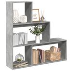 vidaXL Kamerscherm / boekenkast 3-laags 123x29x123 cm hout, Verzenden, Nieuw