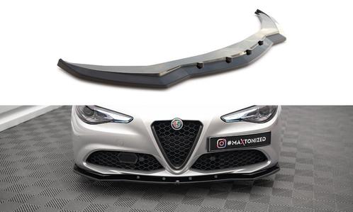 Voorspoiler V.1 Alfa Romeo Giulia Sport Maxton Glans Zwart, Auto-onderdelen, Carrosserie en Plaatwerk, Ophalen of Verzenden