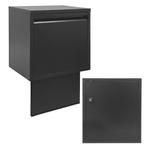 Logixbox Flexybox inbouw pakketbrievenbus compleet - grijs, Tuin en Terras, Brievenbussen, Verzenden, Nieuw
