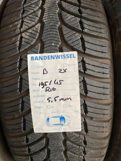 2x Kleber 195 45 16 *winterbanden* 5,5 MM gratis montage, Auto-onderdelen, Banden en Velgen, 16 inch, Winterbanden, 195 mm, Personenwagen