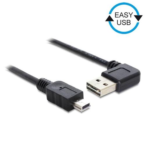 Mini USB naar Easy-USB-A haaks (links/rechts), Computers en Software, Pc- en Netwerkkabels, Ophalen of Verzenden