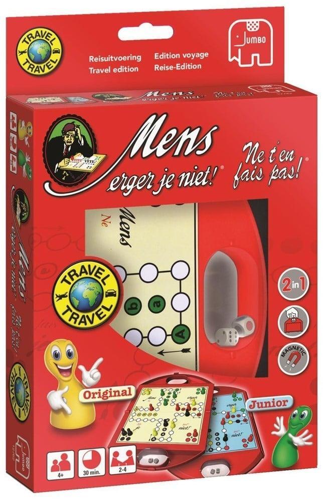 Mens Erger Je Niet! - Reisspel | Jumbo - Reisspellen, Hobby en Vrije tijd, Gezelschapsspellen | Bordspellen, Nieuw, Verzenden