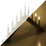 Kaarsenbrug | Konstsmide | 9 kaarsjes (Beige, Hout), Huis en Inrichting, Woonaccessoires | Kandelaars en Kaarsen, Verzenden, Nieuw