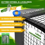 Voetbaldoel - Stalen Frame - 180x120 cm - Antraciet - KESSER, Sport en Fitness, Voetbal, Verzenden, Zo goed als nieuw